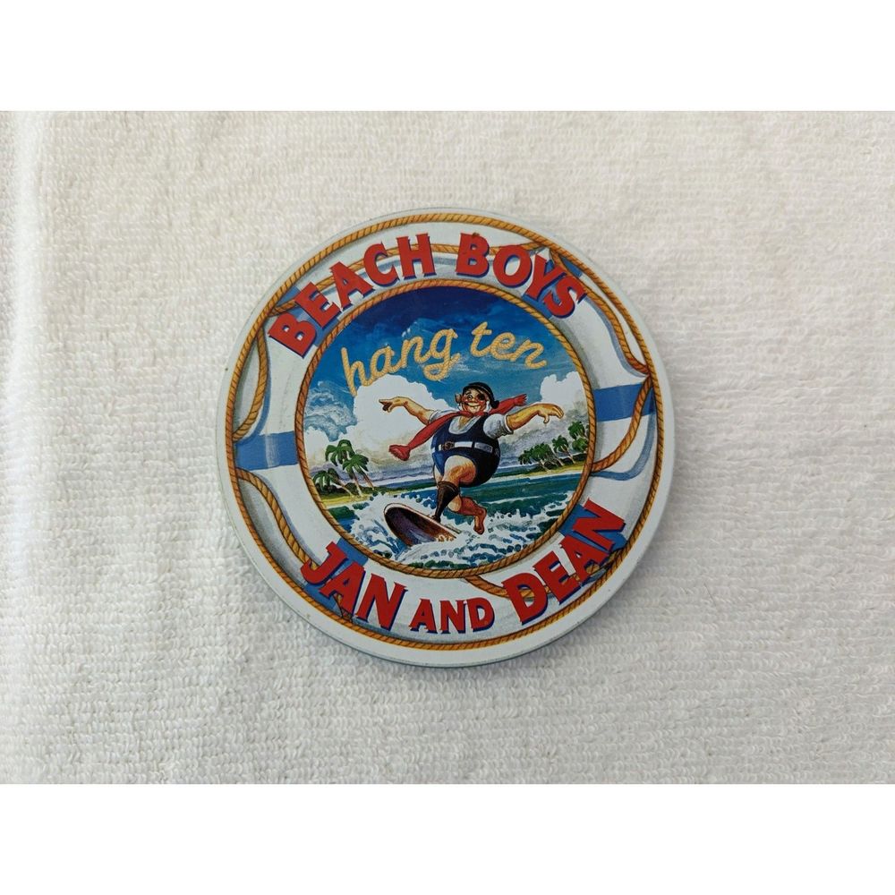 The Beach Boys - Hand Ten / Jan and Dean rare metal round case CD